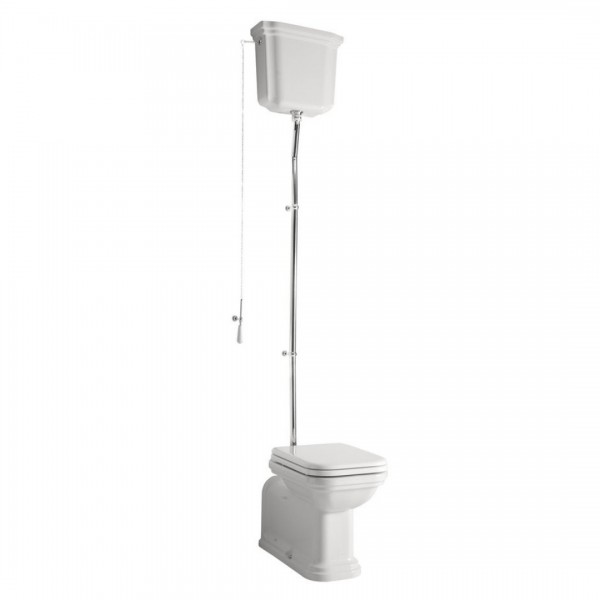 Kerasan Wafdorf zestaw WC kompakt + górnopłuk + mechanizm chrom 44911