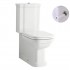 Kerasan Walfdorf zestaw WC kompakt + zbiornik + mechanizm chrom 44922