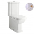 Kerasan Walfdorf zestaw WC kompakt + zbiornik + mechanizm złoty 44916