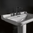 Kerasan Waldorf umywalka ścienna 80x55 cm biała