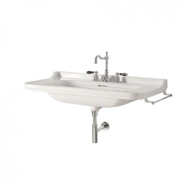 Kerasan Waldorf umywalka ścienna 80x55 cm biała