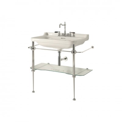 Kerasan Waldorf konsola do umywalki 80 cm chrom 9197K1