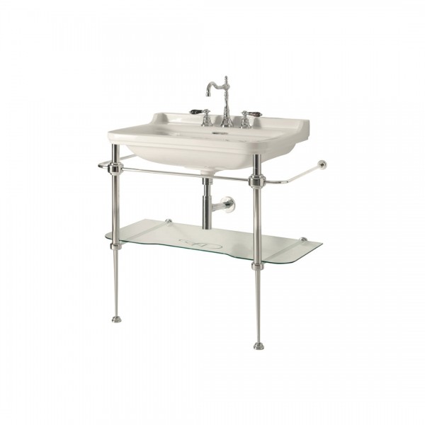 Kerasan Waldorf konsola do umywalki 80 cm chrom 9197K1