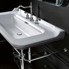 Kerasan Waldorf konsola do umywalki 100 cm chrom 9196K1