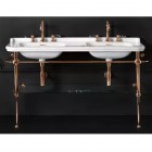 Kerasan Waldorf konsola do umywalki 150 cm stare złoto 9195K3