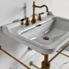 Kerasan Waldorf konsola do umywalki 80 cm stare złoto 9197K3