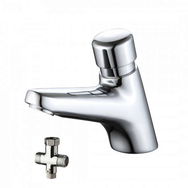 Makoinstal bateria czasowa umywalkowa z mieszaczem chrom 9102S/M