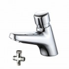 Makoinstal bateria czasowa umywalkowa z mieszaczem chrom 9102S/M