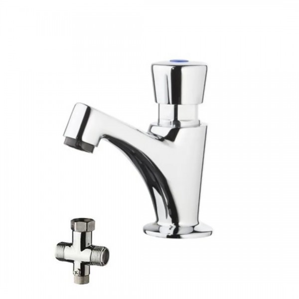 Makoinstal bateria czasowa umywalkowa z mieszaczem chrom 9002/M