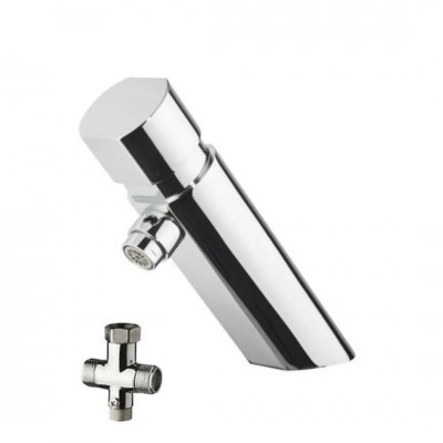 Makoinstal bateria czasowa umywalkowa z mieszaczem chrom 9070/M