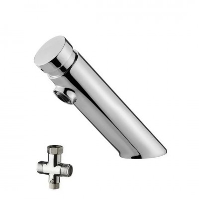 Makoinstal bateria czasowa umywalkowa z mieszaczem chrom 8141/M