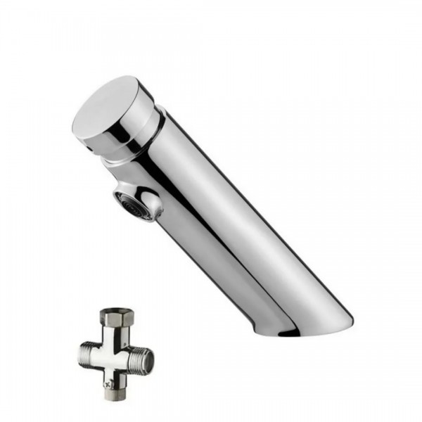 Makoinstal bateria czasowa umywalkowa z mieszaczem chrom 8141/M