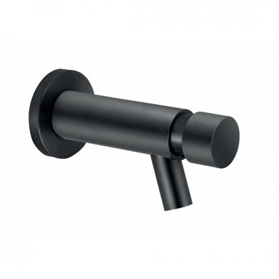 Makoinstal bateria czasowa umywalkowa ścienna do wody zmieszanej czarny mat 9003DA