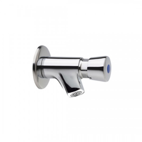 Makoinstal bateria czasowa umywalkowa ścienna do wody zmieszanej z antyblokadą chrom 9003SAB