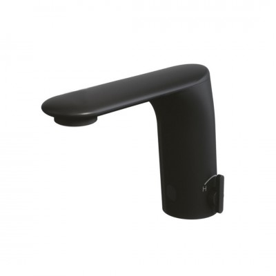 Makoinstal bateria elektroniczna umywalkowa z mieszaczem czarny mat 2514AB