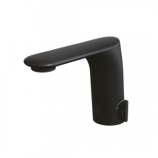 Makoinstal bateria elektroniczna umywalkowa z mieszaczem czarny mat 2514AB