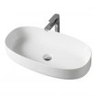 Art Ceram Cognac umywalka 68x35 cm nablatowa owalna biała COL00501