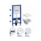 Geberit Duofix Basic Nova Pro zestaw przycisk chrom 118.340.21.1