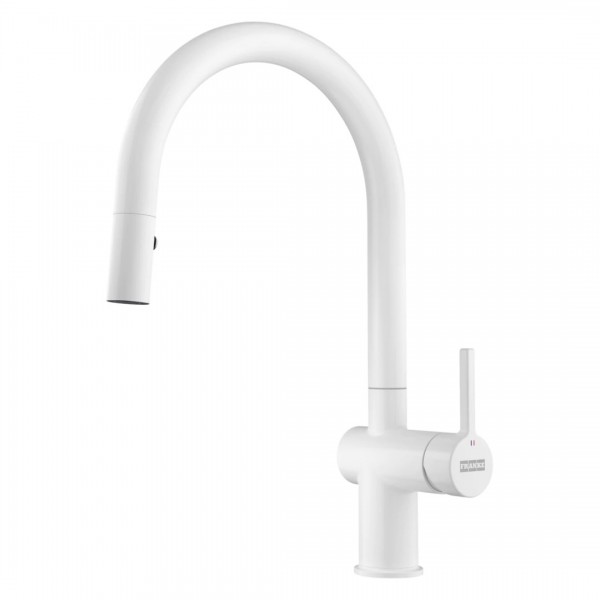 Franke Active J pull down bateria kuchenna biały mat 115.0653.405