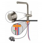 Franke Active L Twist pull out bateria kuchenna stal optyczna 115.0653.505