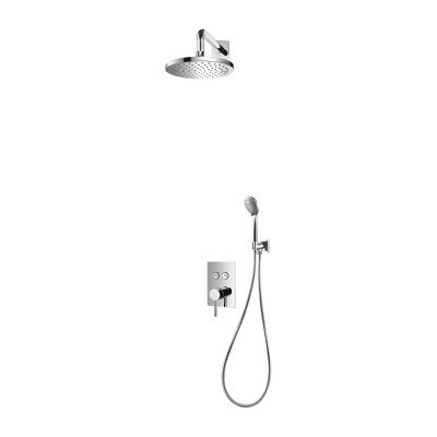 Omnires Y GOCLICK kompletny zestaw prysznicowy podtynkowy z deszczownicą 25 cm chrom SYSY41GCCR Omnires Y GOCLICK kompletny zestaw prysznicowy podtynkowy z deszczownicą 25 cm chrom SYSY41GCCR