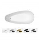 Besco Goya wanna wolnostojąca 160x73 cm biała WAS-160-G