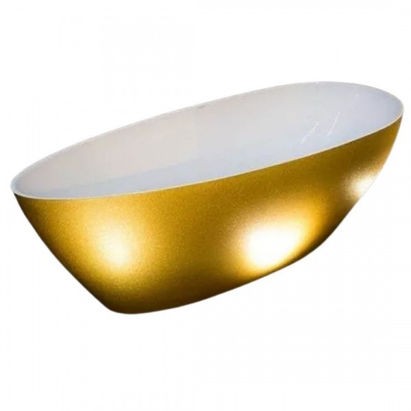 Besco Goya Glam wanna wolnostojąca 142x62 cm złota WMD-140-G