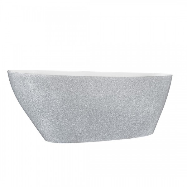 Besco Goya Glam wanna wolnostojąca 142x62 cm srebrna
