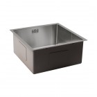 Oltens Stalvask zlewozmywak stalowy 1-komorowy 44x44 cm stal polerowana 71100100