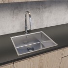 Oltens Stalvask zlewozmywak stalowy 1-komorowy 54x44 cm stal polerowana 71101100