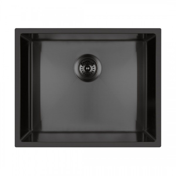 Oltens Stalvask zlewozmywak stalowy 1-komorowy 54x44 cm czarny 71101300