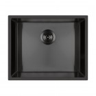 Oltens Stalvask zlewozmywak stalowy 1-komorowy 54x44 cm czarny 71101300