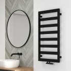 Oltens Benk grzejnik łazienkowy 91x50 cm czarny mat 55004300