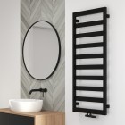 Oltens Benk grzejnik łazienkowy 115x50 cm czarny mat 55005300