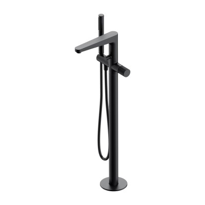 OUTLET Omnires Contour bateria wannowa wolnostojąca antracyt CT8033AT