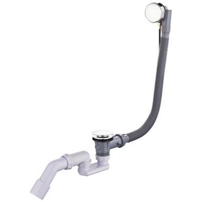 Oltens Oster syfon wannowy automatyczny z pokrętłem chrom 03001100 Oltens Oster syfon wannowy automatyczny z pokrętłem chrom 03001100