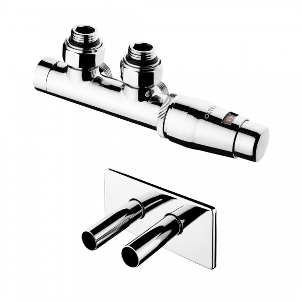 Oltens Varmare Ventil All in One zestaw termostatyczny zintegrowany grzejnikowy prawy chrom 559021001