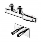 Oltens Varmare Ventil All in One zestaw termostatyczny zintegrowany grzejnikowy prawy chrom 559021001