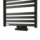 Oltens Varmare Ventil All in One zestaw termostatyczny zintegrowany grzejnikowy prawy czarny mat 45304