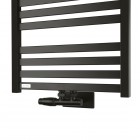 Oltens Vanlig grzejnik łazienkowy 96x50 cm czarny mat 55007300