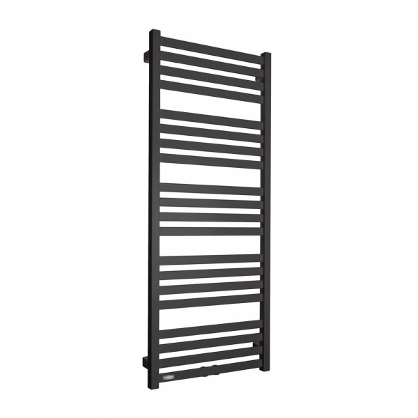 Oltens Vanlig grzejnik łazienkowy 121x50 cm czarny mat 55008300