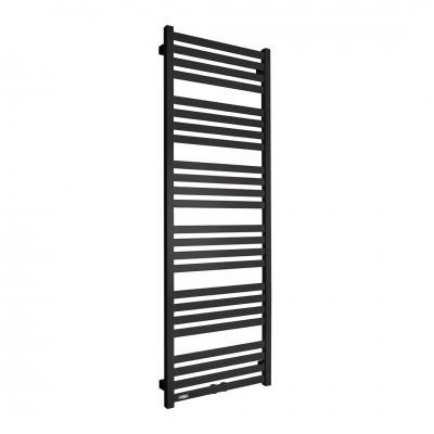 Oltens Vanlig grzejnik łazienkowy 146x50 cm czarny mat 55009300