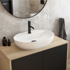 Oltens Hamnes bateria umywalkowa czarny mat 32202300