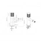Oltens Hamnes bateria bidetowa chrom 31305100