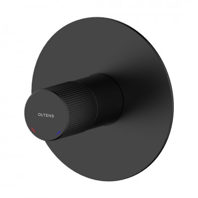 Oltens Hamnes bateria prysznicowa podtynkowa czarny mat 33105300