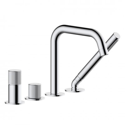 Oltens Hamnes bateria wannowa 4-otworowa chrom 34202100