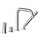 Oltens Hamnes bateria wannowa 4-otworowa chrom 34202100