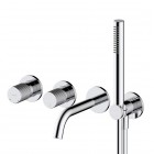 Oltens Hamnes bateria wannowa podtynkowa 4-otworowa chrom 34107100