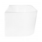 Oltens Delva wanna wolnostojąca narożna 170x80 cm akrylowa prawa biała 11001000