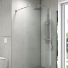 Oltens Boran zestaw prysznicowy termostatyczny z deszczownicą okrągłą chrom 36502100